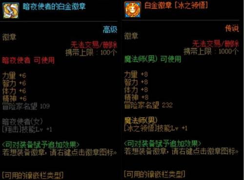 dnf徽章镶嵌规则(dnf哪些部位可以镶嵌徽章)插图5