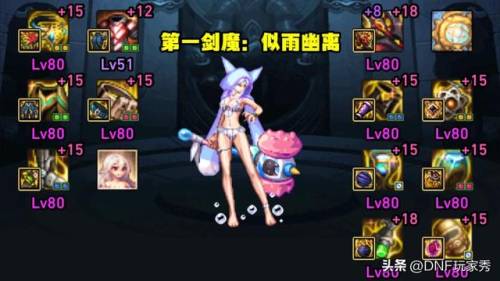 dnf女鬼剑装备搭配(2023剑帝时装上衣选什么技能)插图3