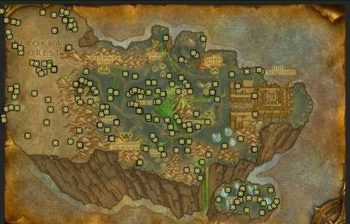 魔兽世界地狱火半岛矿点分布图(魔兽地狱火盆地在哪)插图15