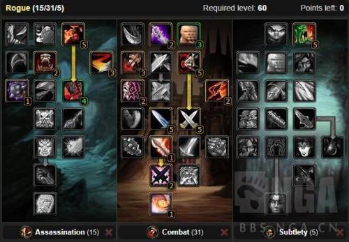 魔兽世界盗贼天赋卑鄙(潜行者奇袭天赋加点)