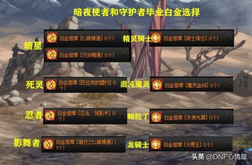 dnf白金徽章合成规则(白金徽章怎么合成几率最大)插图7
