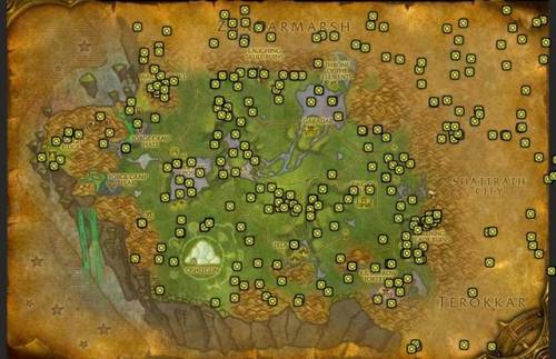 魔兽世界地狱火半岛矿点分布图(魔兽地狱火盆地在哪)插图7