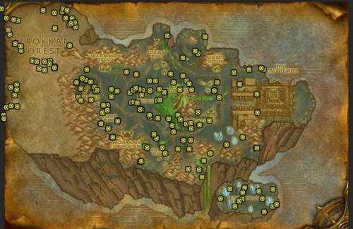 魔兽世界地狱火半岛矿点分布图(魔兽地狱火盆地在哪)插图5