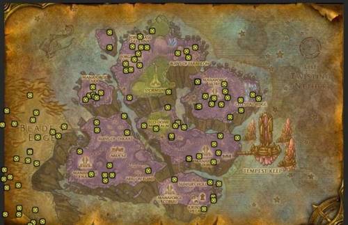 魔兽世界地狱火半岛矿点分布图(魔兽地狱火盆地在哪)插图21