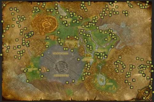 魔兽世界地狱火半岛矿点分布图(魔兽地狱火盆地在哪)插图6