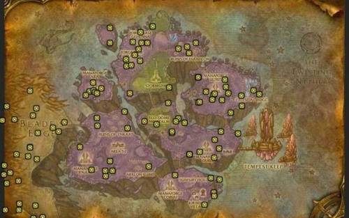 魔兽世界地狱火半岛矿点分布图(魔兽地狱火盆地在哪)插图12