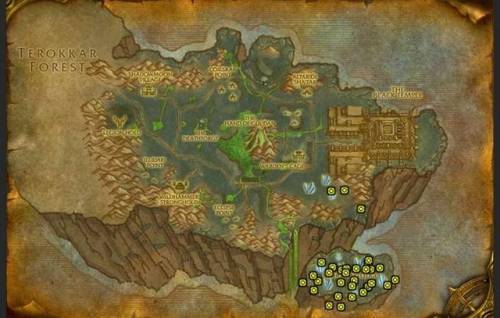 魔兽世界地狱火半岛矿点分布图(魔兽地狱火盆地在哪)插图30