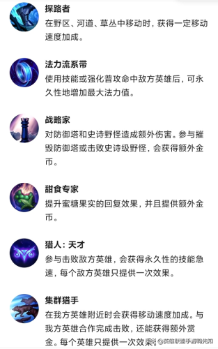 英雄联盟天赋详细介绍(LOL天赋表)