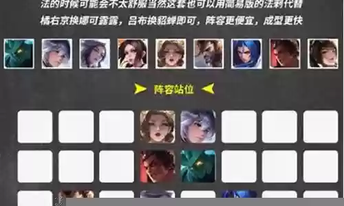 王者什么 阵容搭配厉害