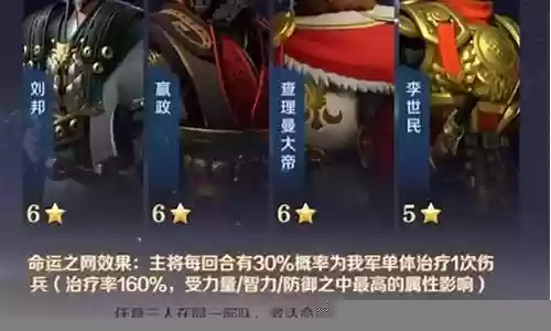 刘邦五黑阵容搭配