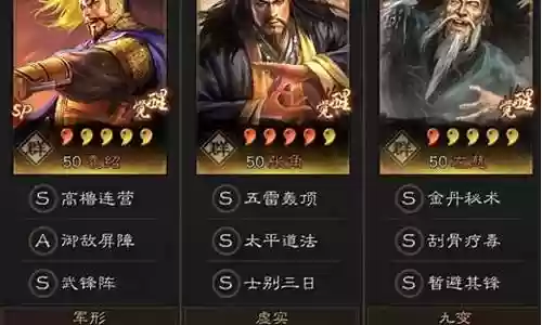 平民武峰张角阵容搭配