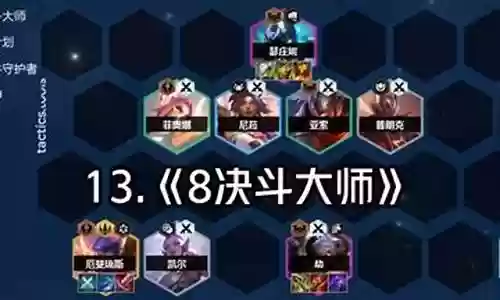 大师决斗新人入门阵容插图