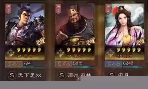 吕布白起最强阵容搭配图插图