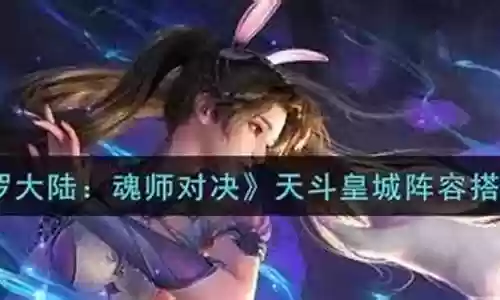 天斗皇城暗器阵容搭配推荐插图