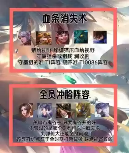 王者教学阵容插图1