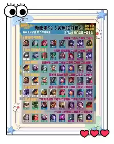 9.5经济阵容插图