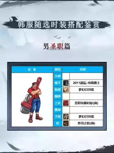 圣修装备套装好吗插图