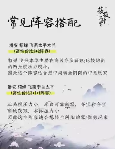 貂蝉阵容攻略插图1