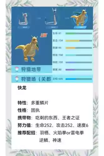 快龙搭配阵容战略意义插图