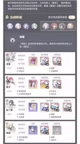 前期闯关阵容搭配插图1