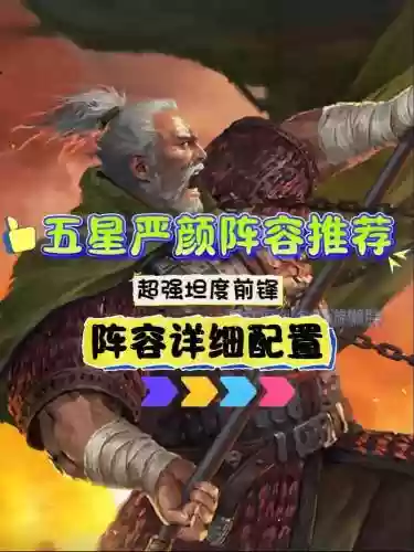 严颜阵容搭配率土之滨