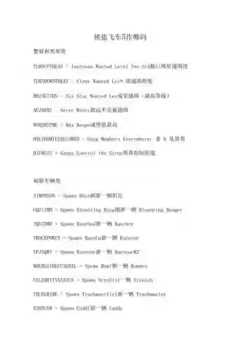 侠盗5武器作弊码插图1
