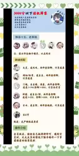 低吹雪阵容搭配插图