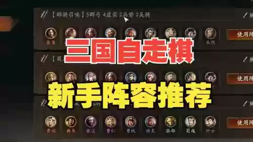 卫国下棋阵容搭配插图