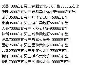 梦幻西游跑商特产攻略2017_1插图1