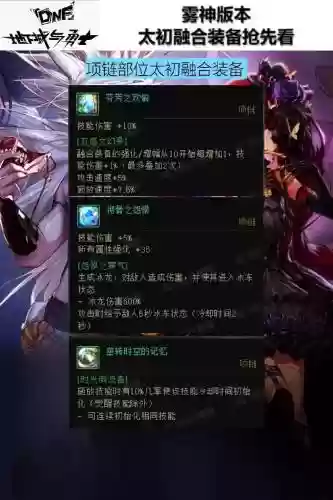 dnf强化完的装备跨界插图1