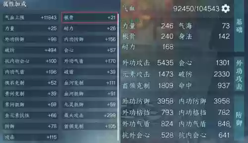 逆水寒职业装备适应属性插图