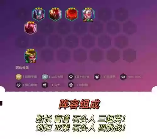 超级船长阵容插图