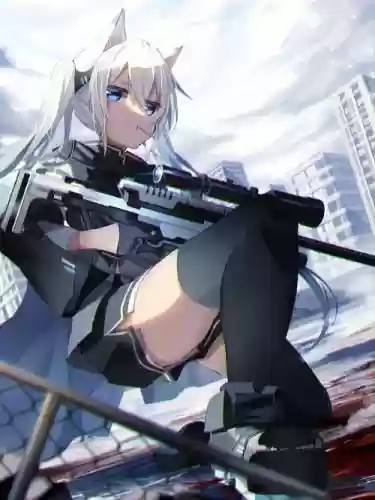武器能变成少女的动漫插图