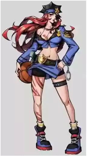 街蓝烈焰警花技能插图
