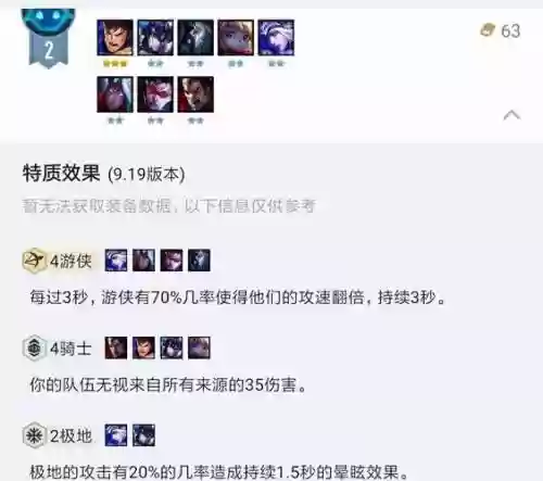 手游云顶之弈骑士阵容搭配插图