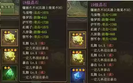 攻城掠地宝石技能等级插图1
