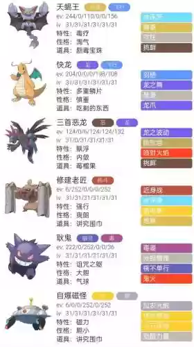 letsgo阵容搭配_1插图