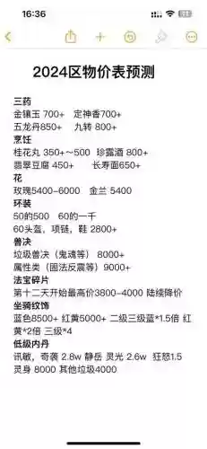 梦幻西游手游交易物品价格偏高_1插图1