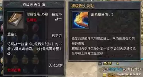 传奇永恒技能书残页插图