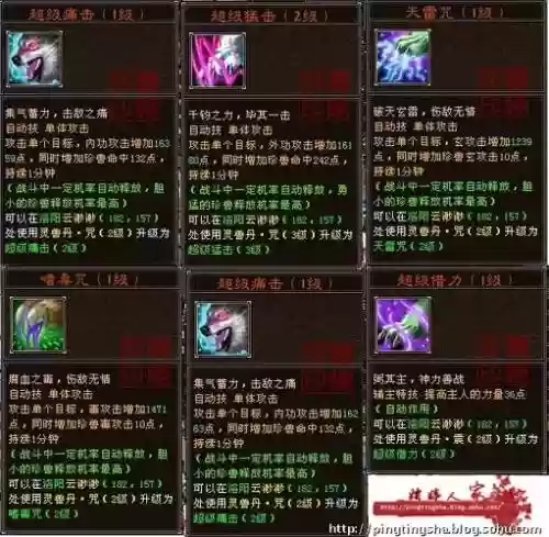 天下三珍兽隐藏技能插图