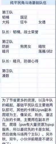 平民mt阵容搭配插图