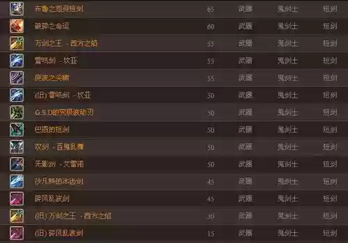 80鬼剑士史诗武器排行插图1