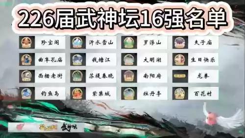 梦幻西游126武神坛，梦幻西游163届武神坛插图