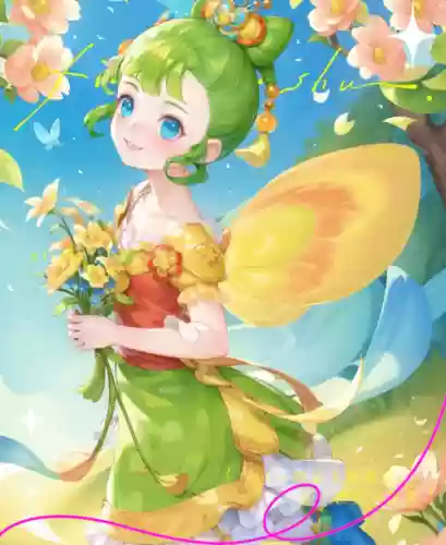 梦幻西游手游q版玄彩蛾，梦幻手游玄彩娥武器外观插图1