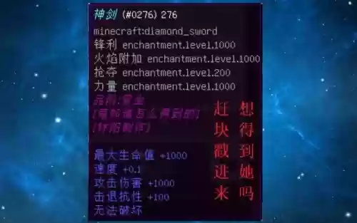 自定义装备指令，可以自定义装备的游戏插图