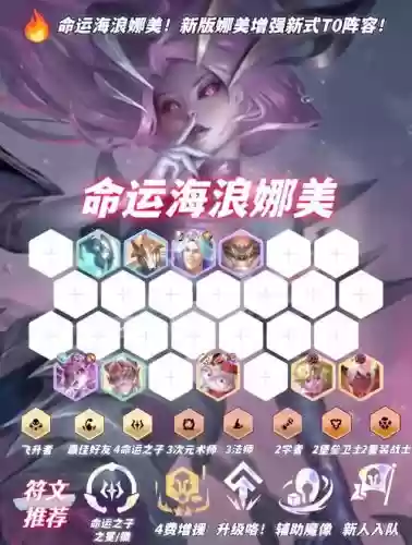 娜美阵容搭配，娜美主c的阵容插图1