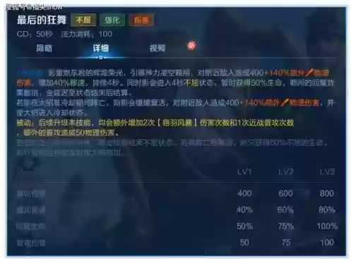 项羽的技能表，项羽的技能 解释一下插图1