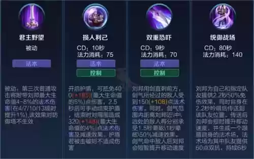 s10王者荣耀刘邦技能介绍，王者荣耀刘邦技能顺序插图
