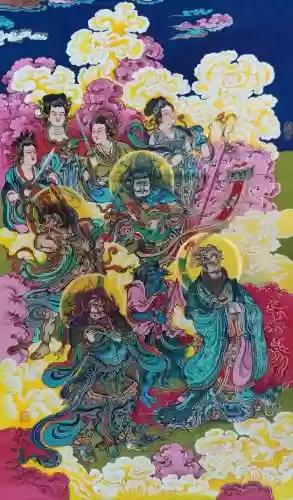 天龙八部画意洞天攻略，天龙八部作画插图