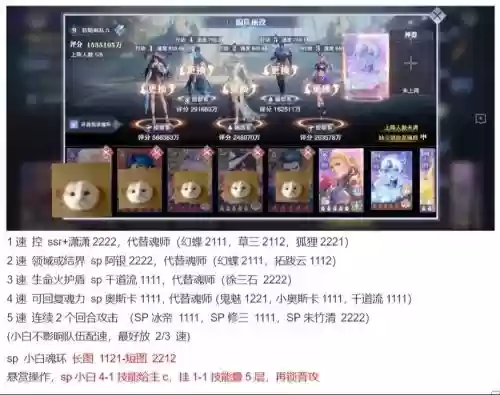 阵容搭配魂师对决加点推荐，魂师对决阵容搭配大全插图